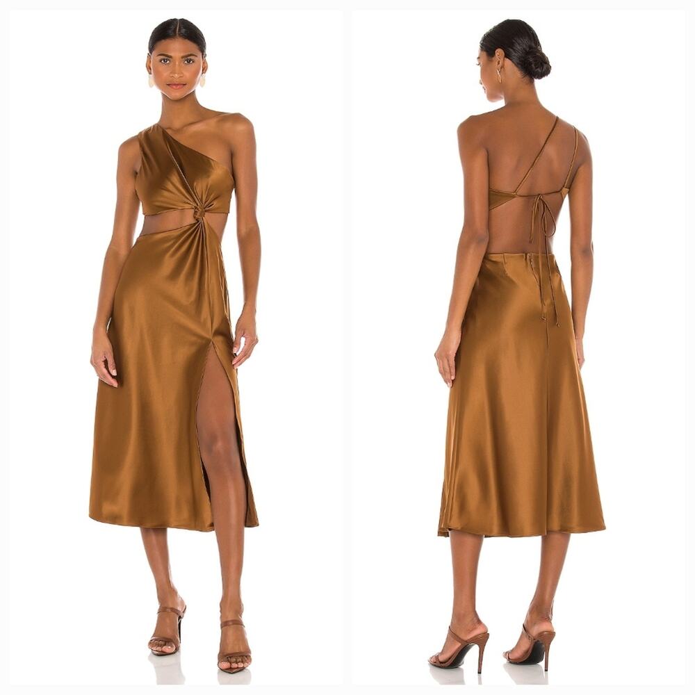 LPA Imani Dress in Brown XS